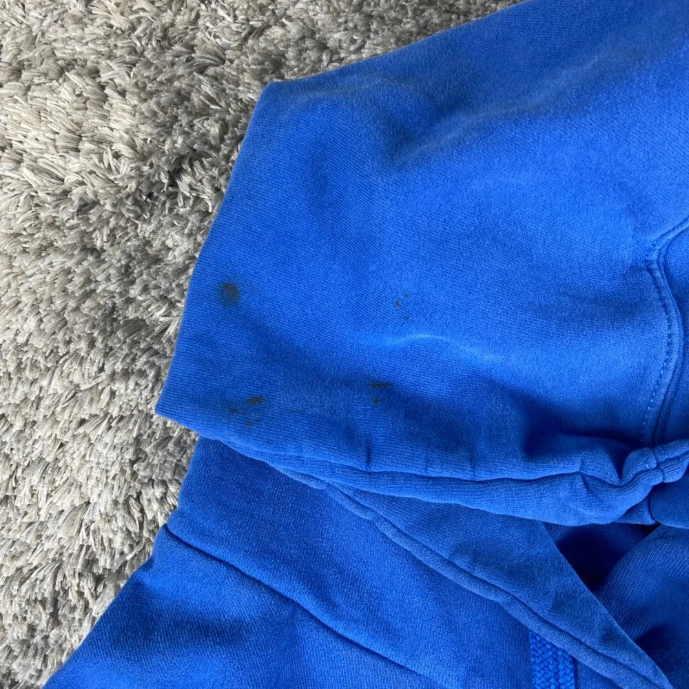 The North Face‎ Hoodie Mens XL Blue Pullover Logo Graphic Sweatshirt Gorpcore